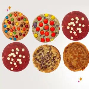 collection of individually Wrapped Gourmet Cookies