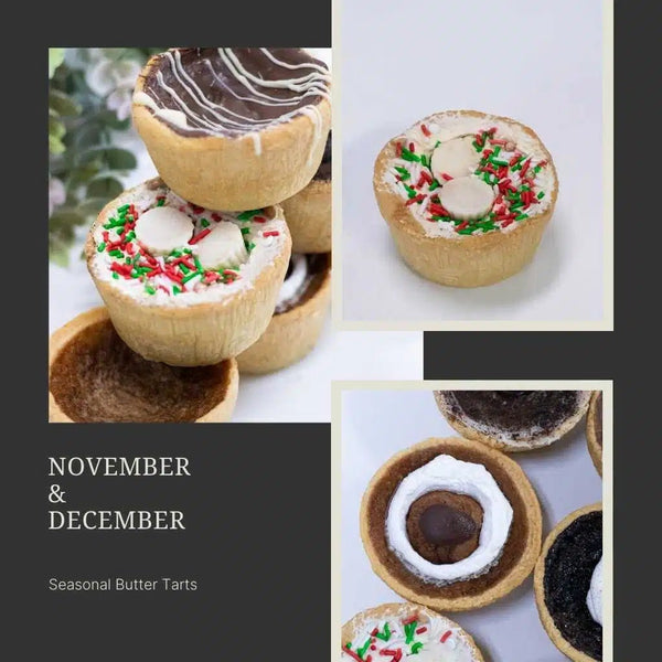 December Seasonal Butter Tarts - Carla's Cookie Box