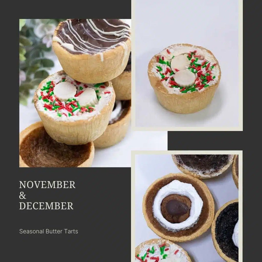 December Seasonal Butter Tarts - Carla's Cookie Box