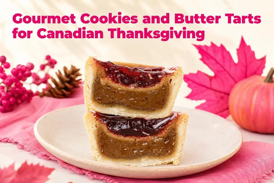 Gourmet Cookies and Butter Tarts for Canadian Thanksgiving