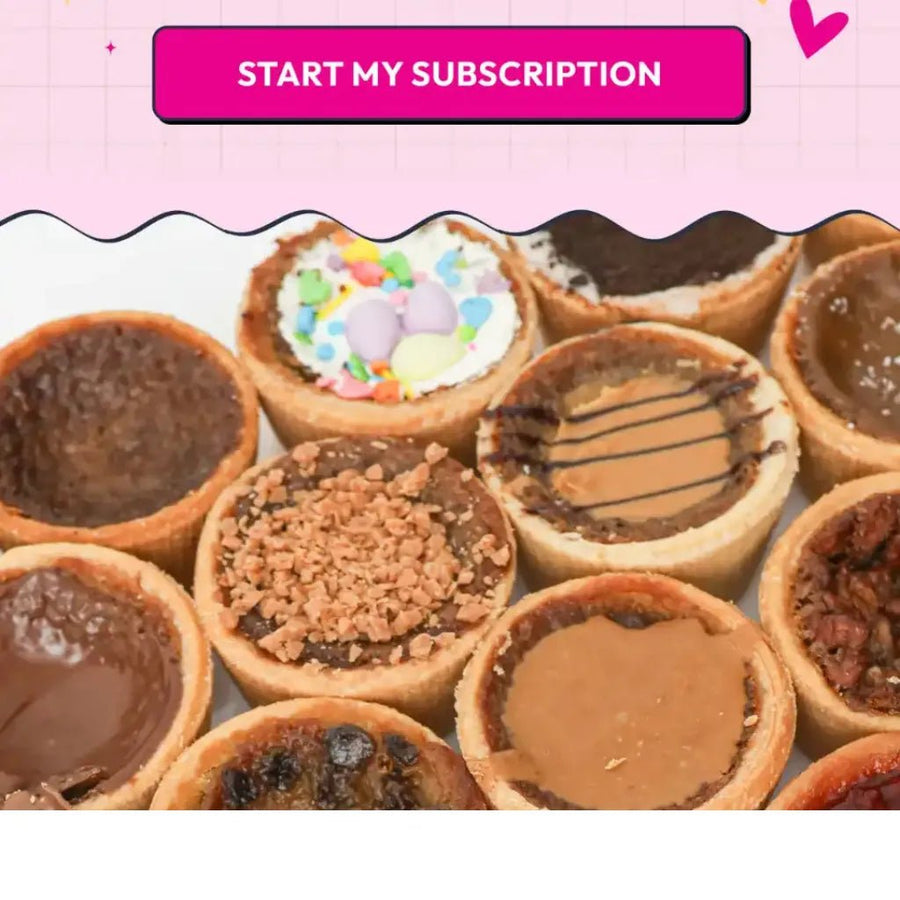 Never Run Out: Butter Tart and Cookie Subscriptions