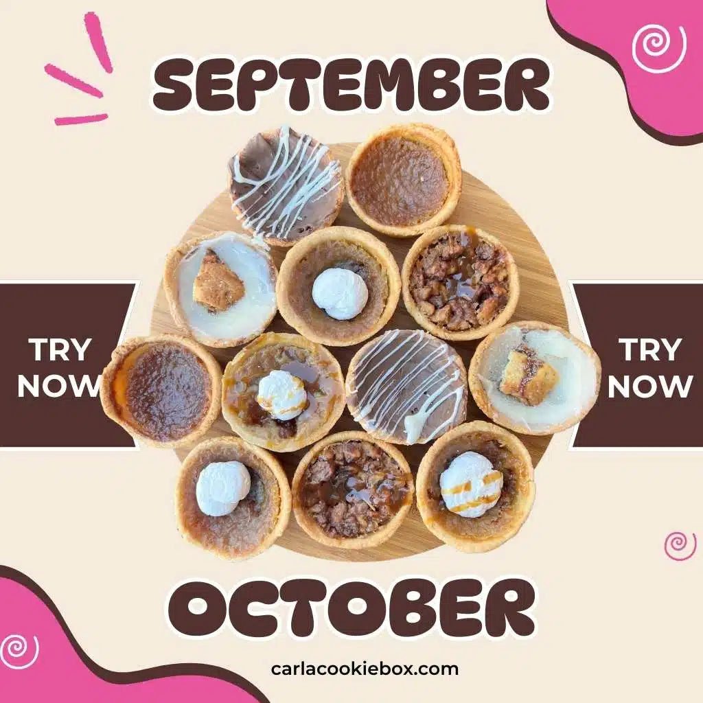 October Butter Tart Flavours