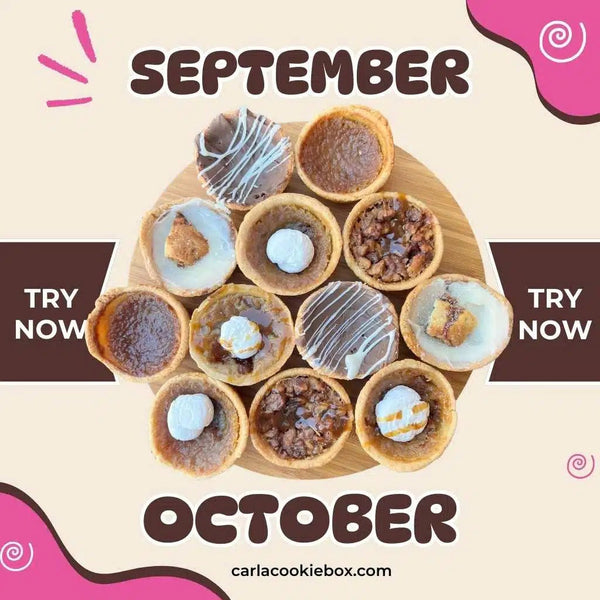 October Butter Tart Flavours - Carla's Cookie Box
