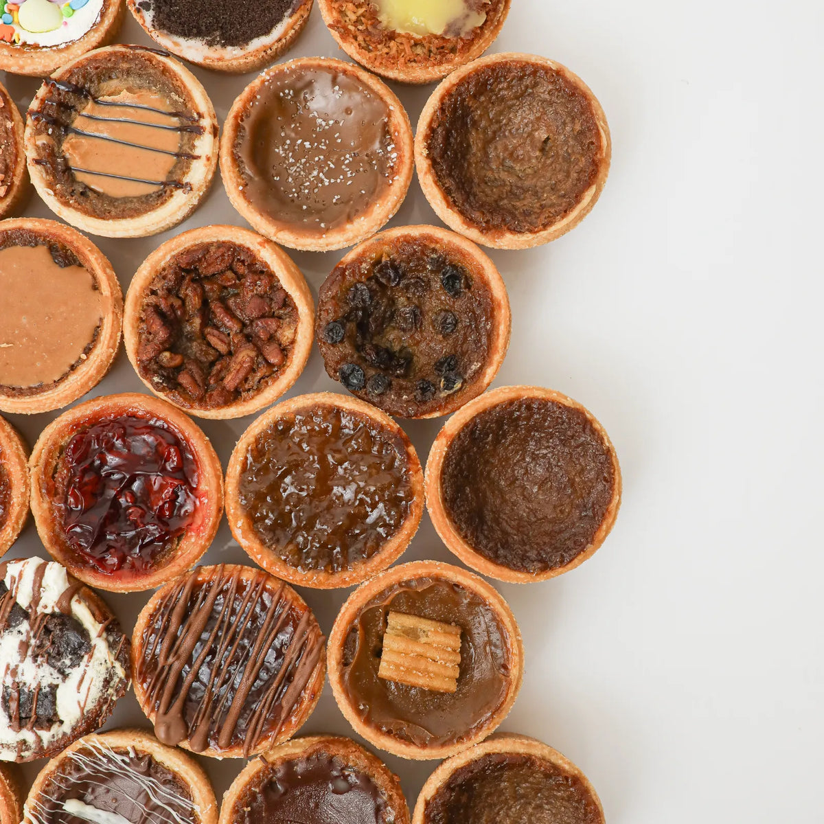 Assorted butter tarts