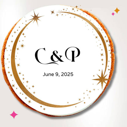 simple Custom Printed Cookies for Weddings, Anniversaries & More