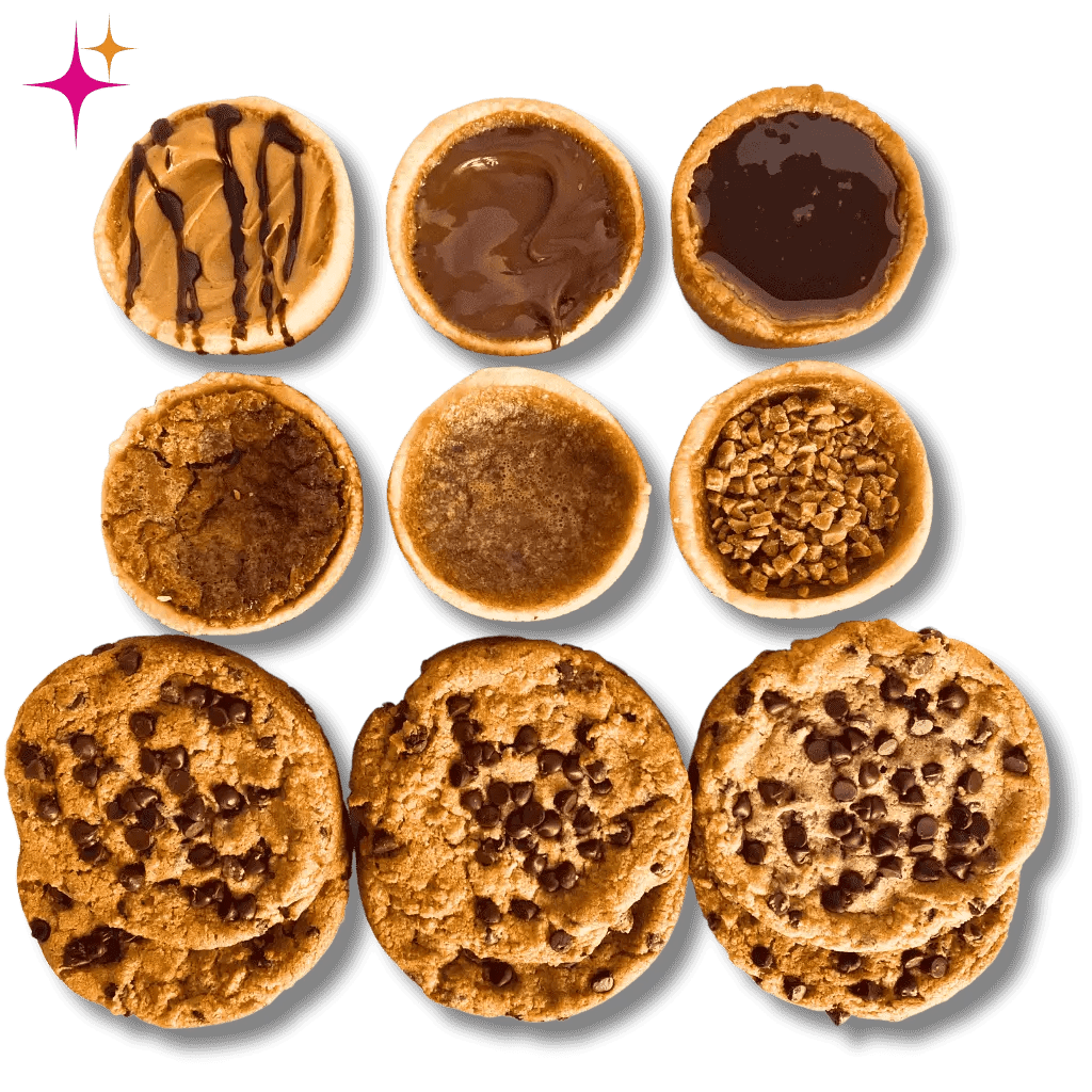 Gourmet Butter Tarts (6) & Chocolate Chip Cookies (6) Combo