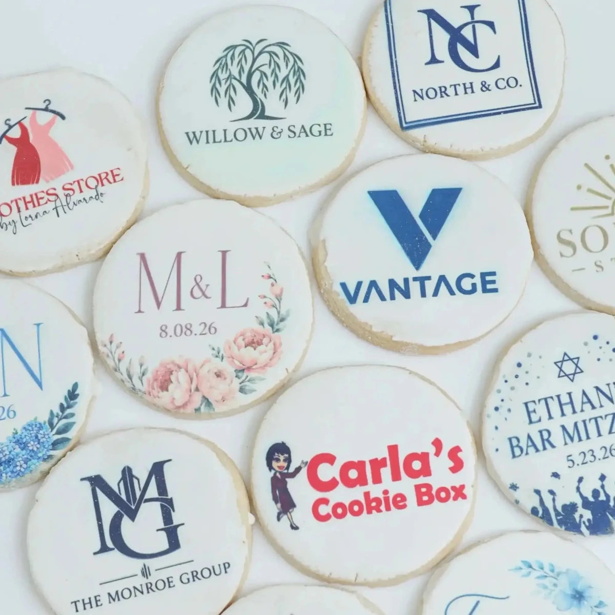 Custom Printed Cookies - Case of 12