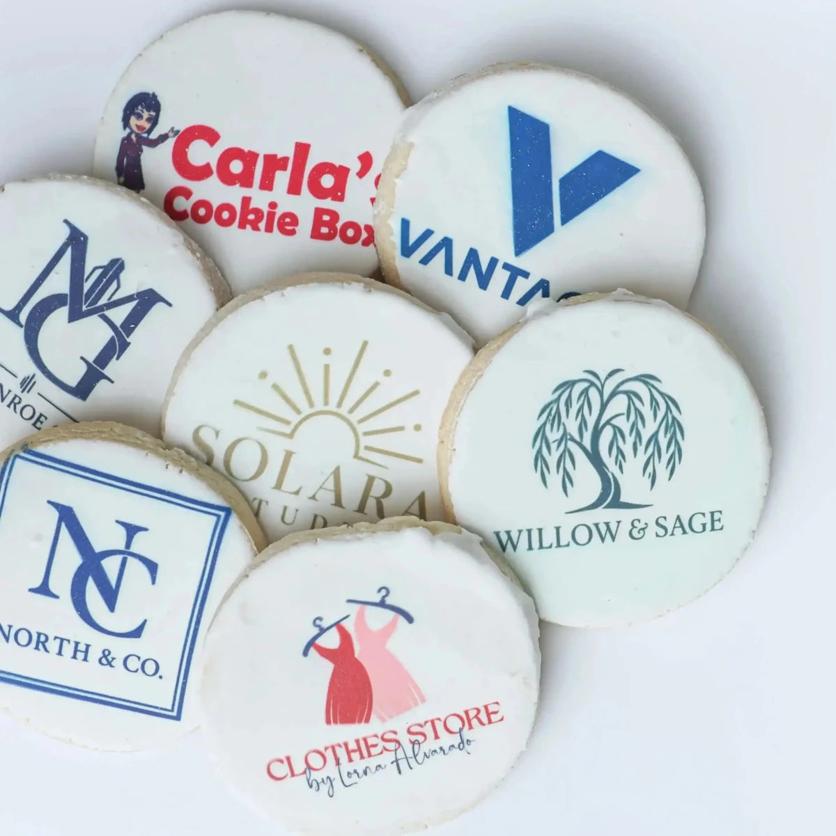 Printed Corporate Logo Cookies - Case of 12