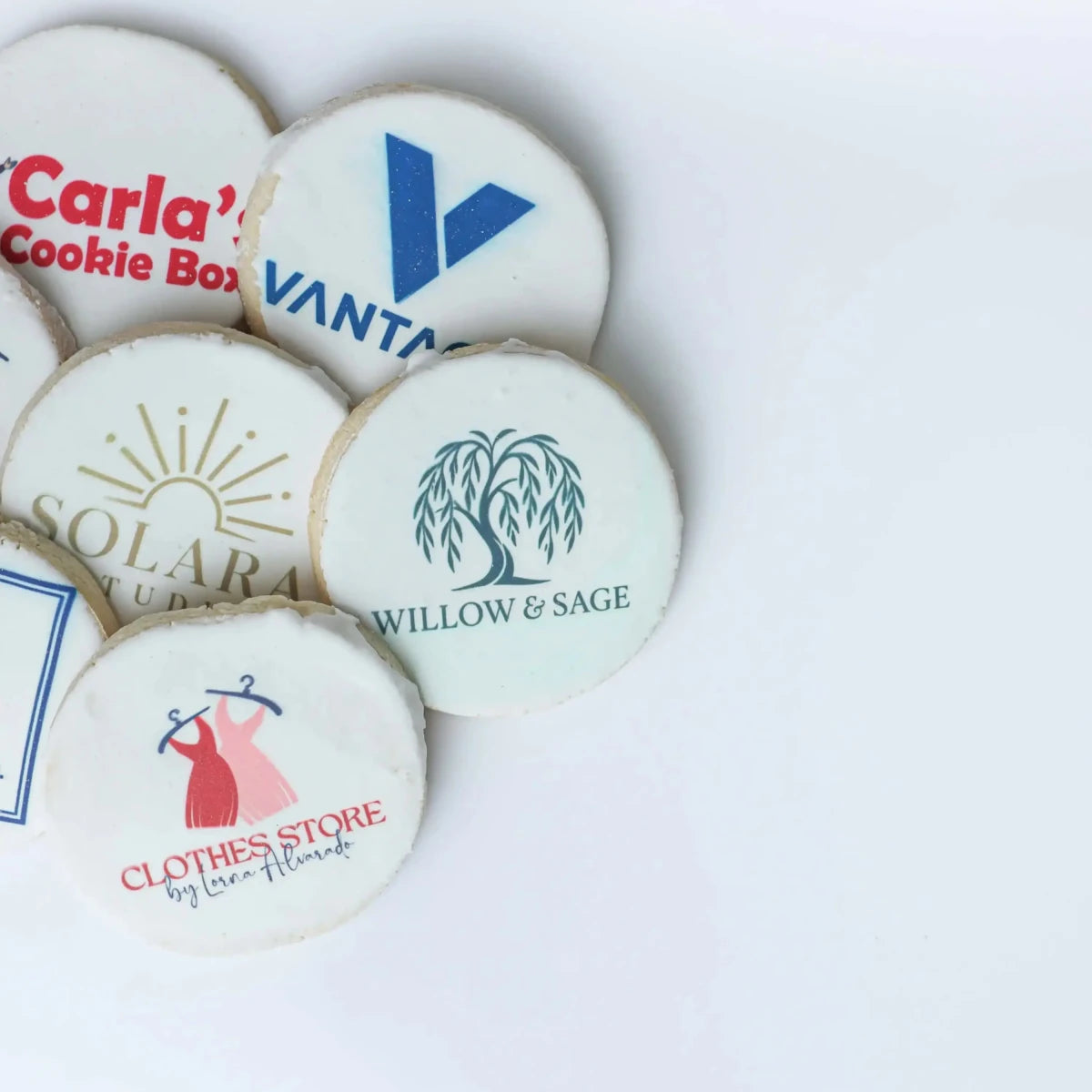 Printed Corporate Logo Cookies - Case of 12