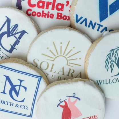 Printed Corporate Logo Cookies - Case of 12