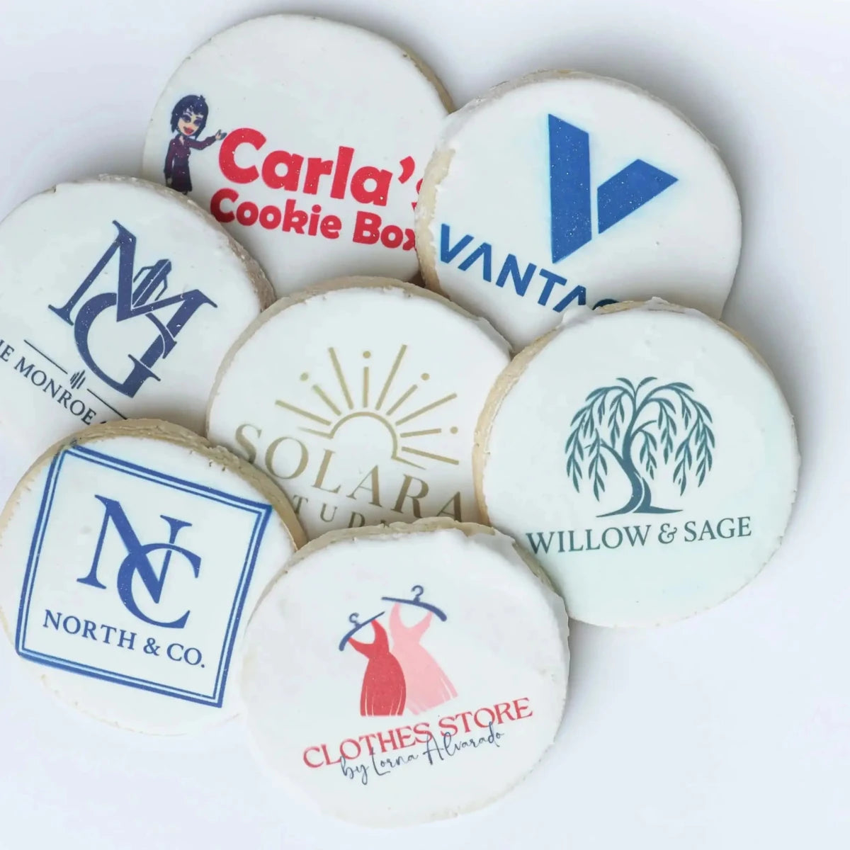 Printed Corporate Logo Cookies - Case of 12