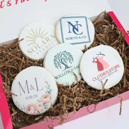 Printed Corporate Logo Cookies - Case of 12