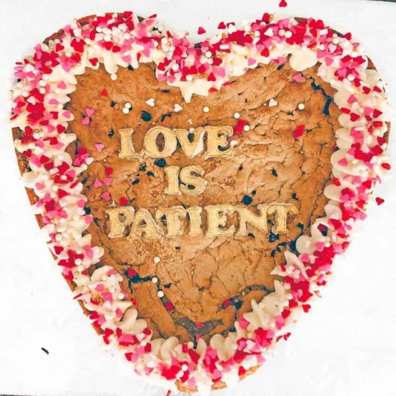 Heart Cookie Cake