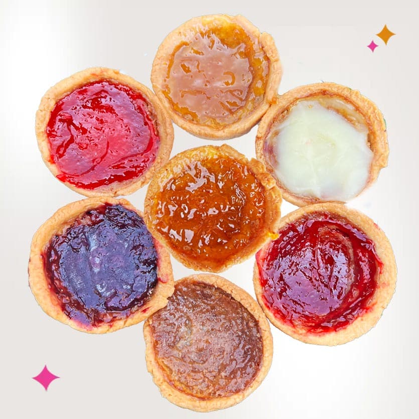 July seasonal butter tarts in blog post